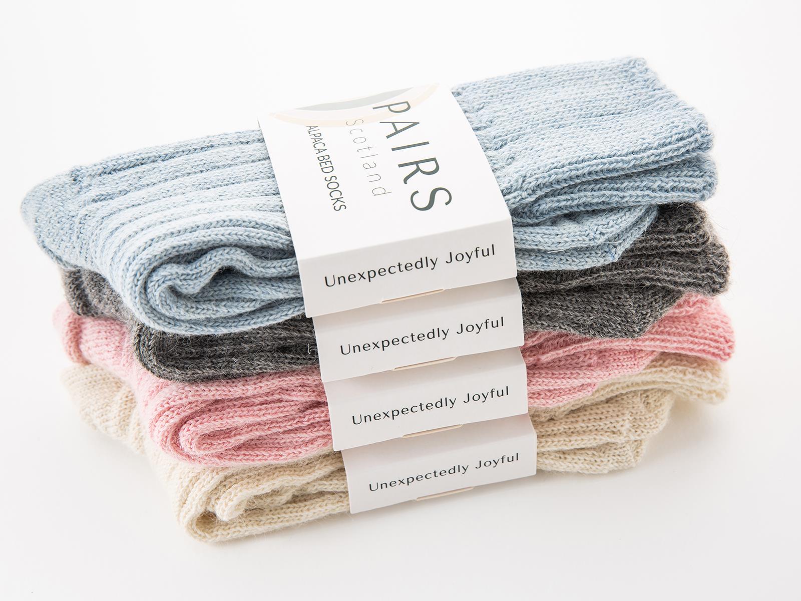 Alpaca Bed Socks - Blue - Image 6