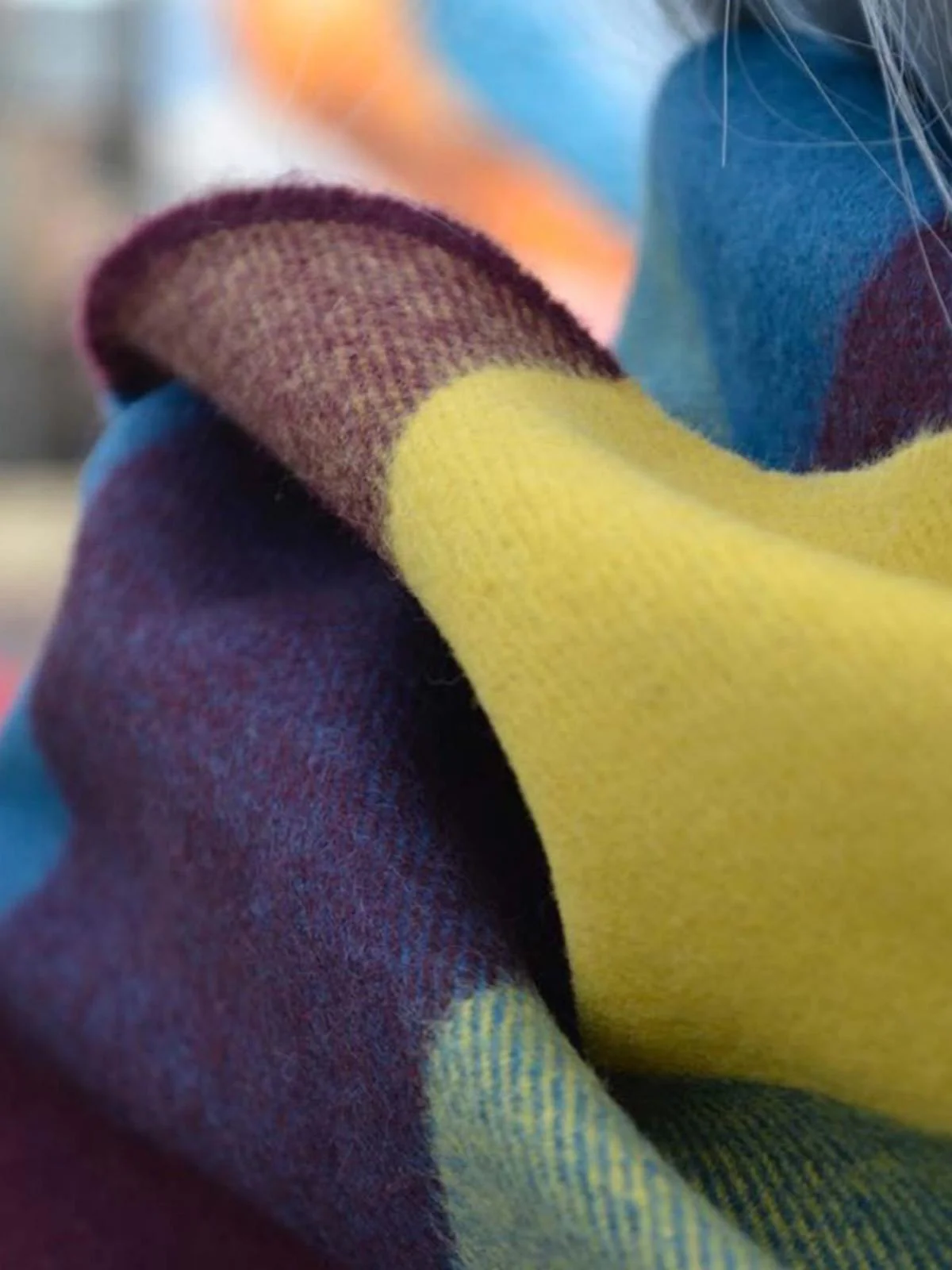 Bazaar Cashmere & Wool Scarf - Storm - Image 4