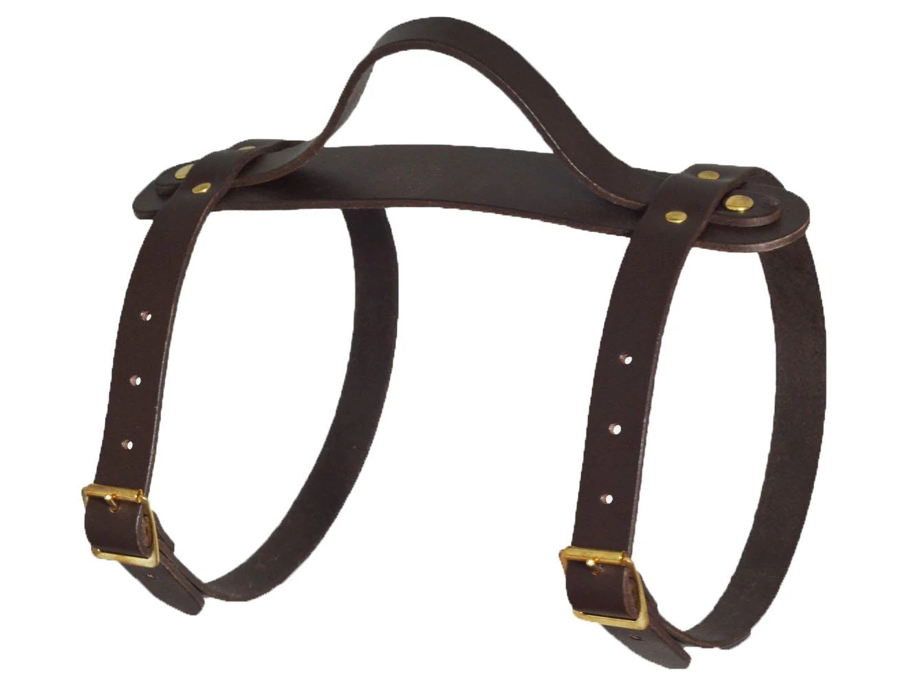 Blanket Carrying Strap - Brown leather - Image 2