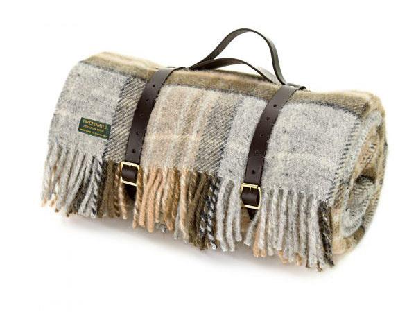 Blanket Carrying Strap - Brown leather - Image 4