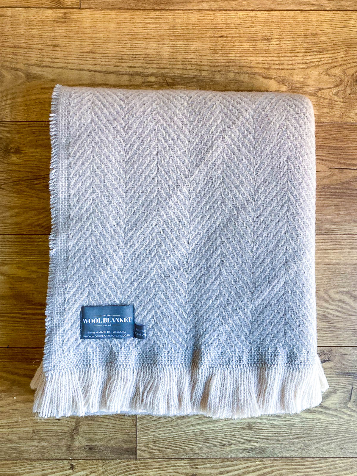 Chevron Recycled Wool Throw - Assorted Colours - Image 13