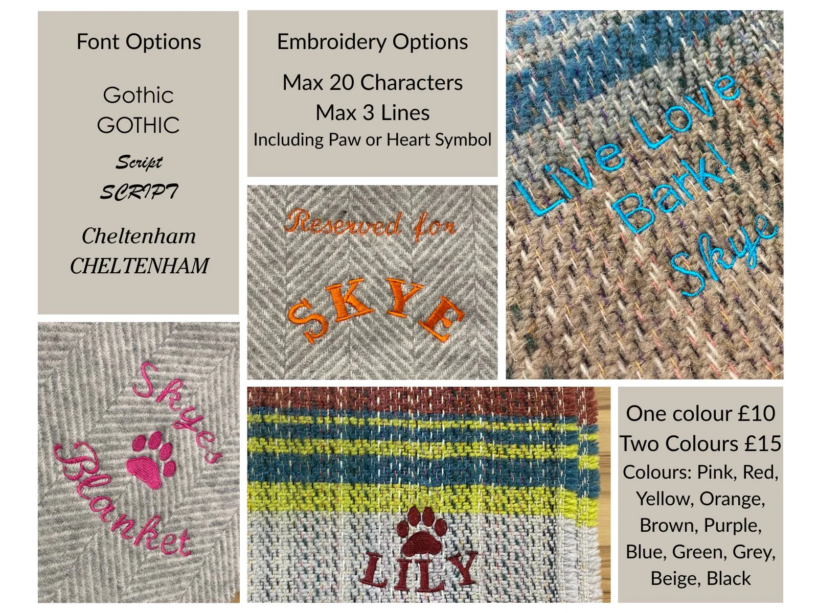 Embroidery Personalisation