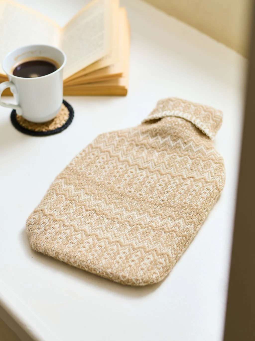 Pure New Wool Hot Water Bottle - Fairisle - Image 3