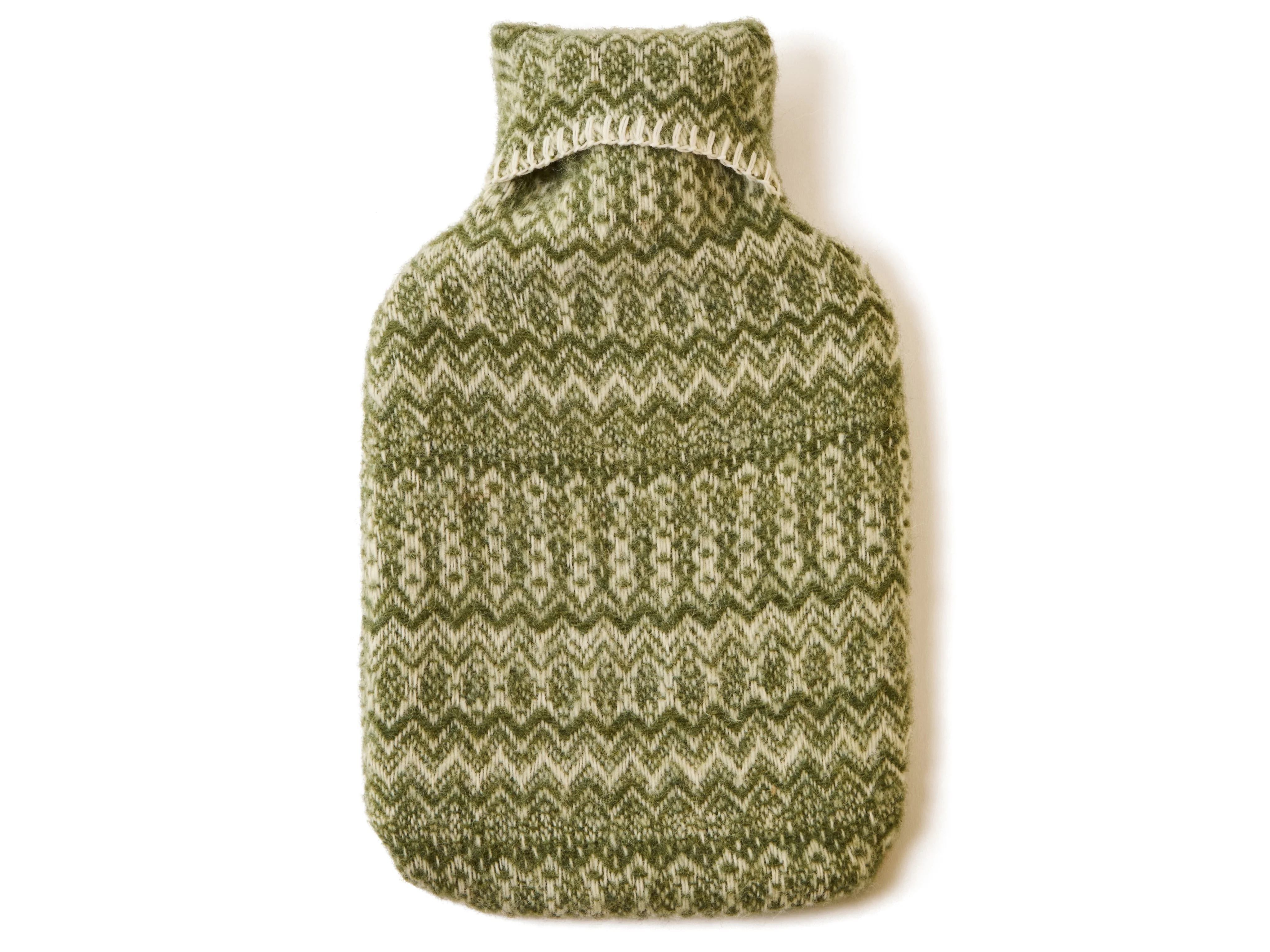 Pure New Wool Hot Water Bottle - Fairisle - Image 5