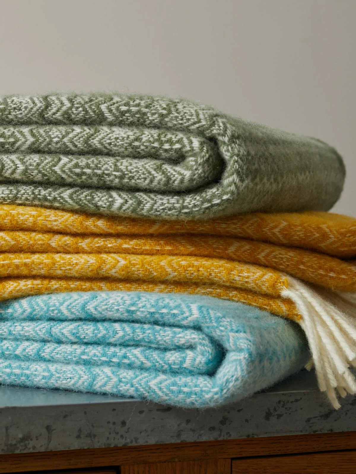Fair Isle Pure New Wool Throw - Image 7
