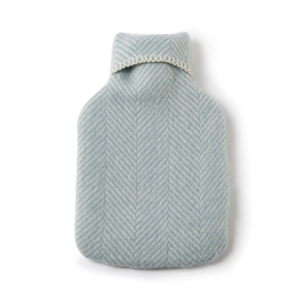 Herringbone Pure New Wool Hot Water Bottle - Image 9