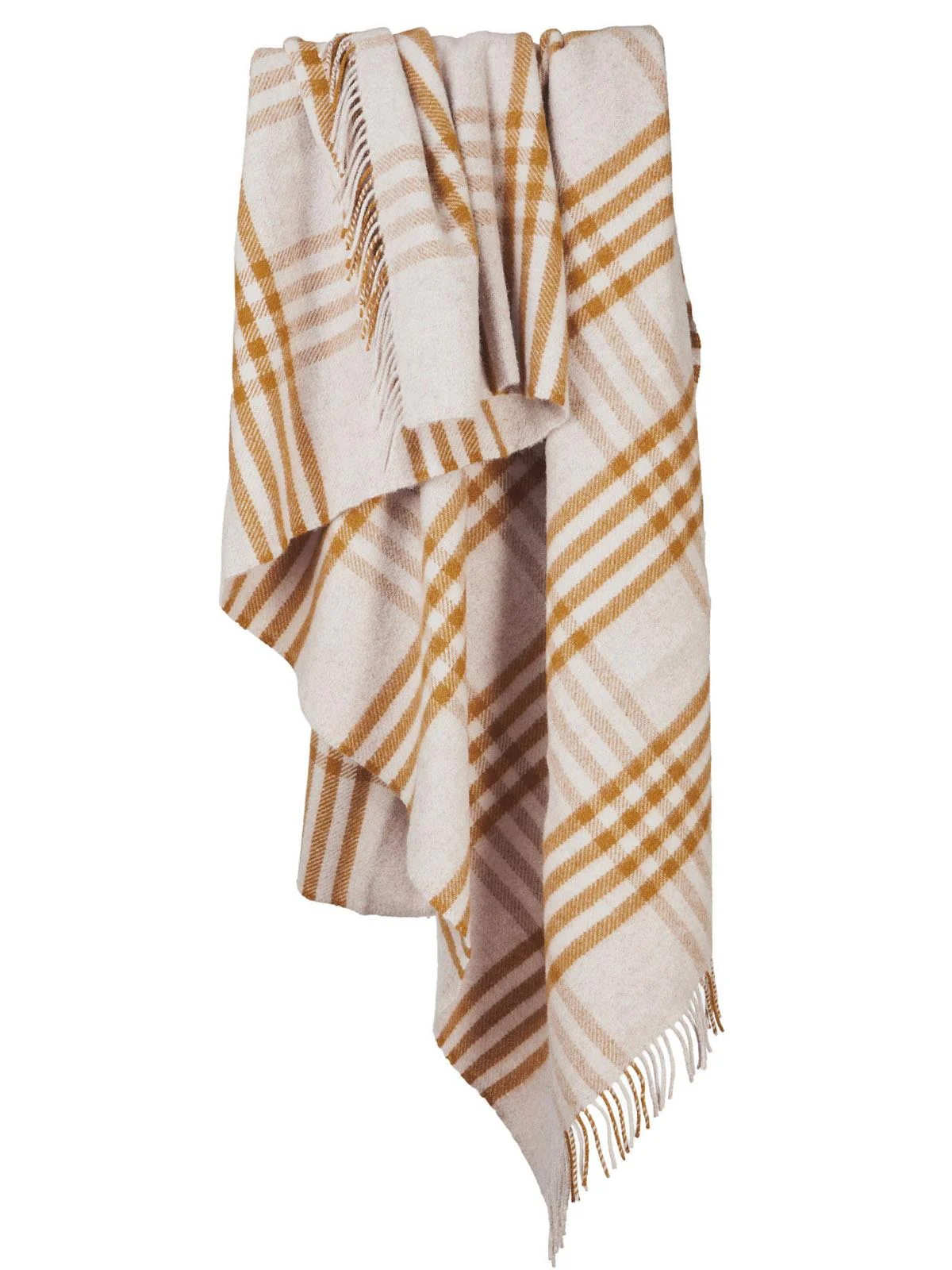 Hex XL Pure New Wool Throw - English Mustard - Image 6