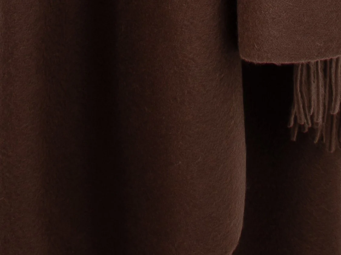 Lambswool Throw - Brown - Image 2