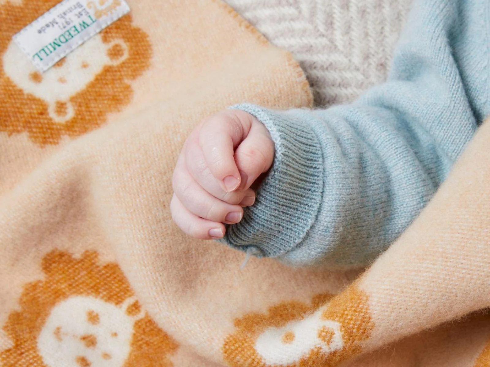 Merino Baby Blanket Lion - Image 6