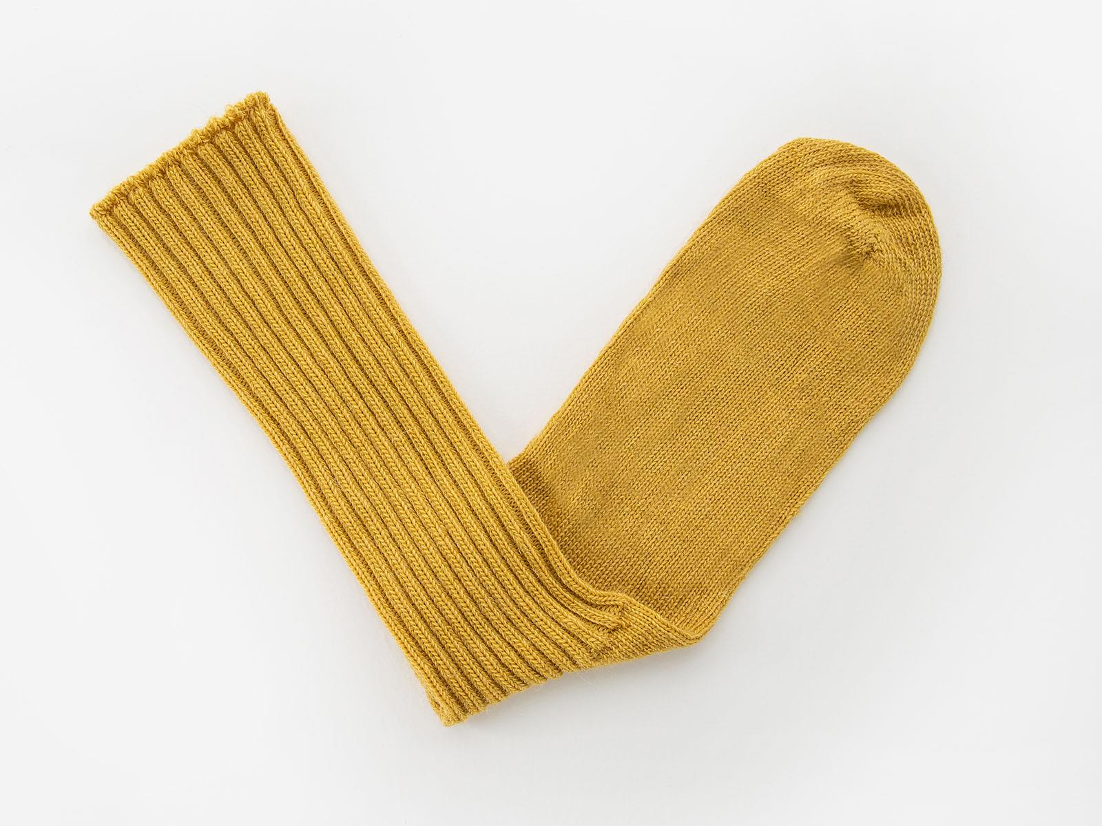 Mohair Socks - Mustard - Image 3