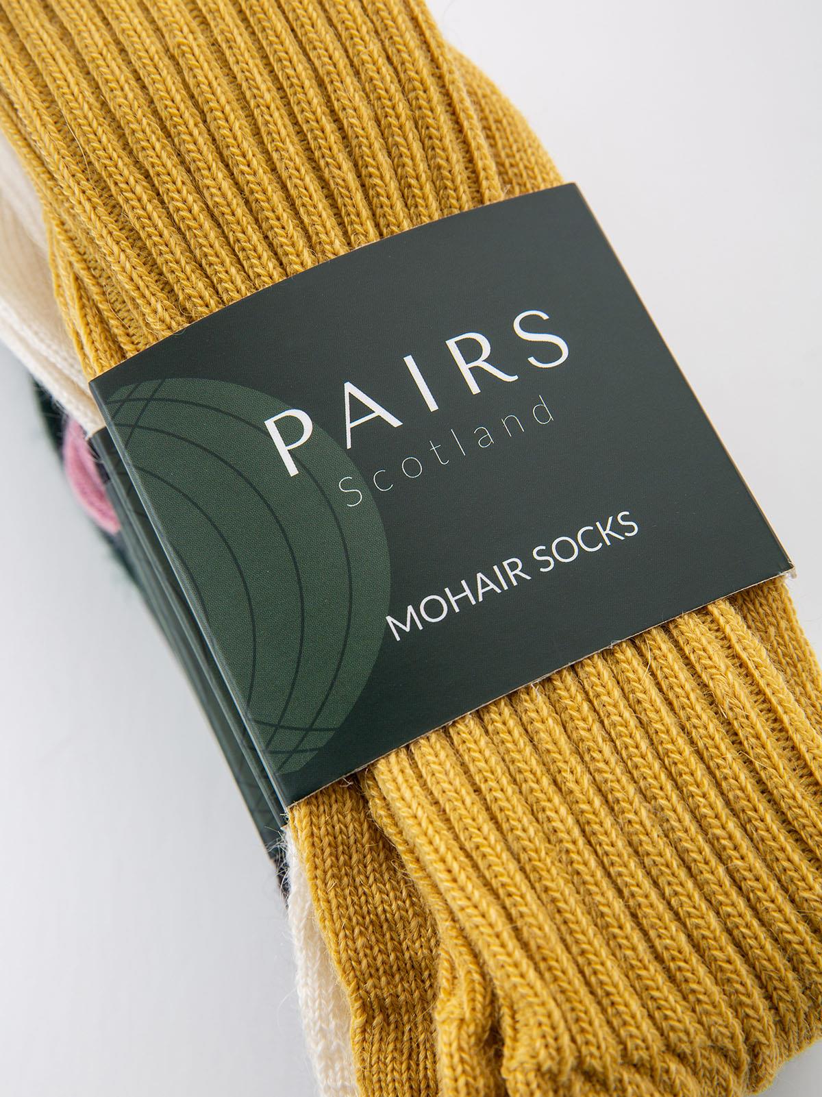 Mohair Socks - Mustard - Image 4