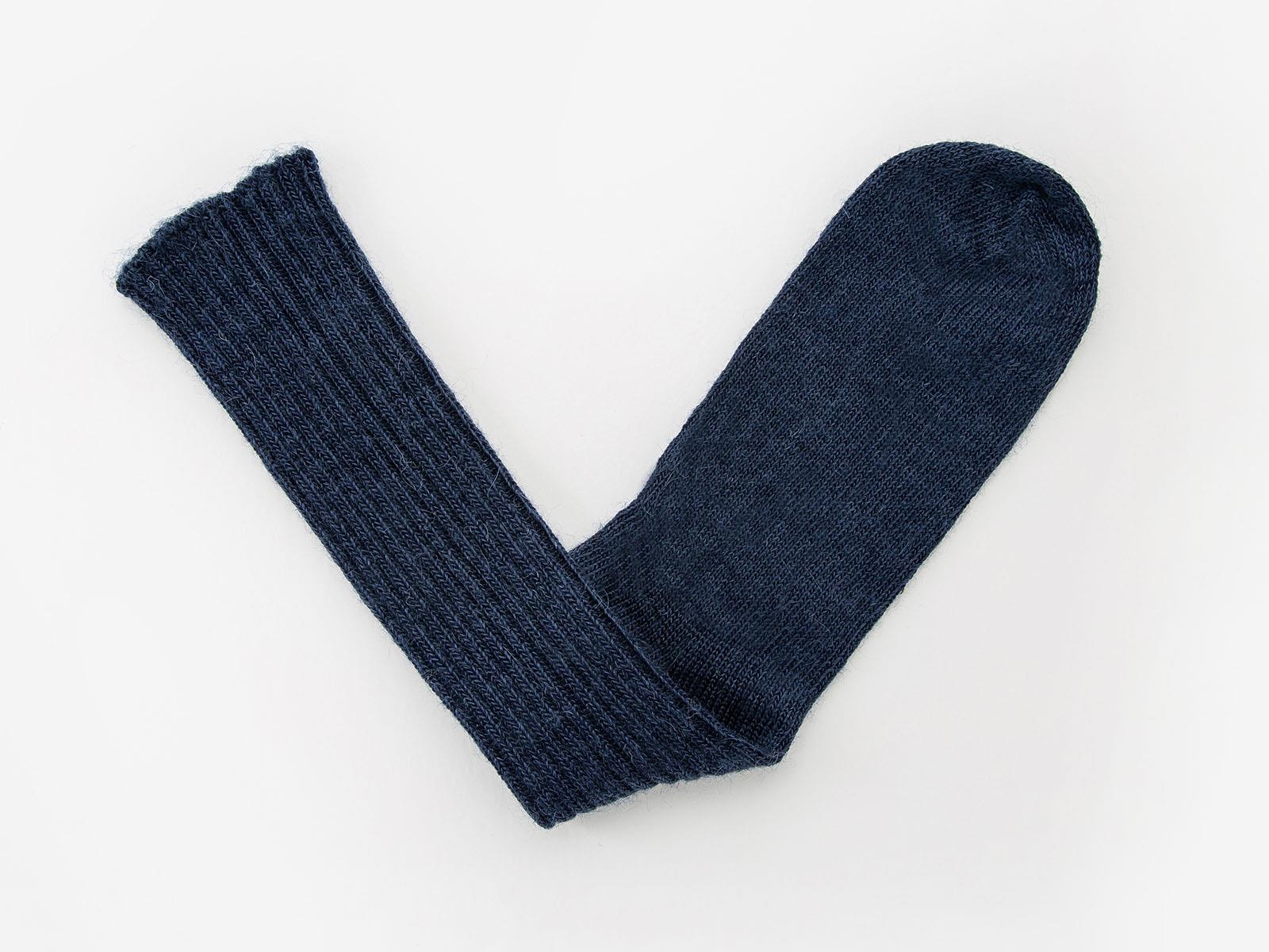 Mohair Socks - Navy - Image 3