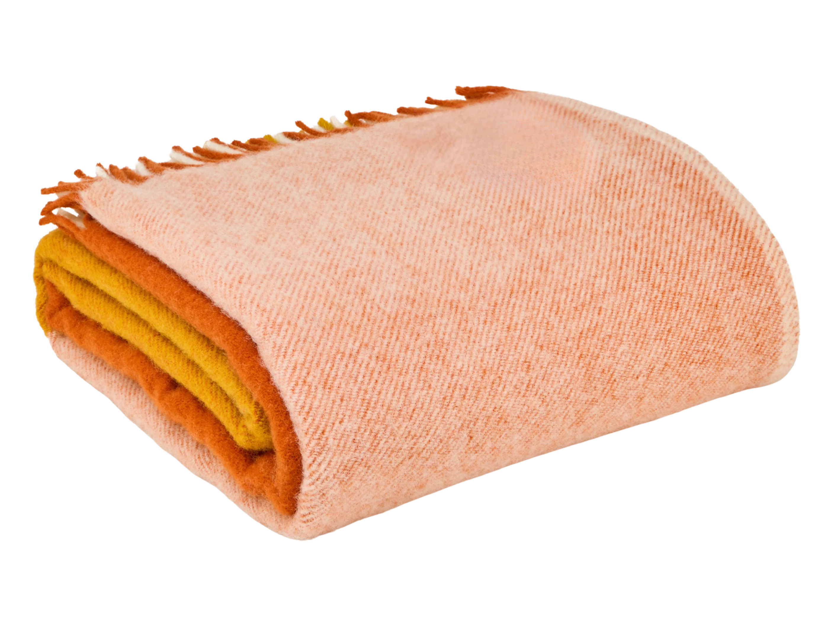 Paddock Check XL Pure New Wool Throw - Cinnamon