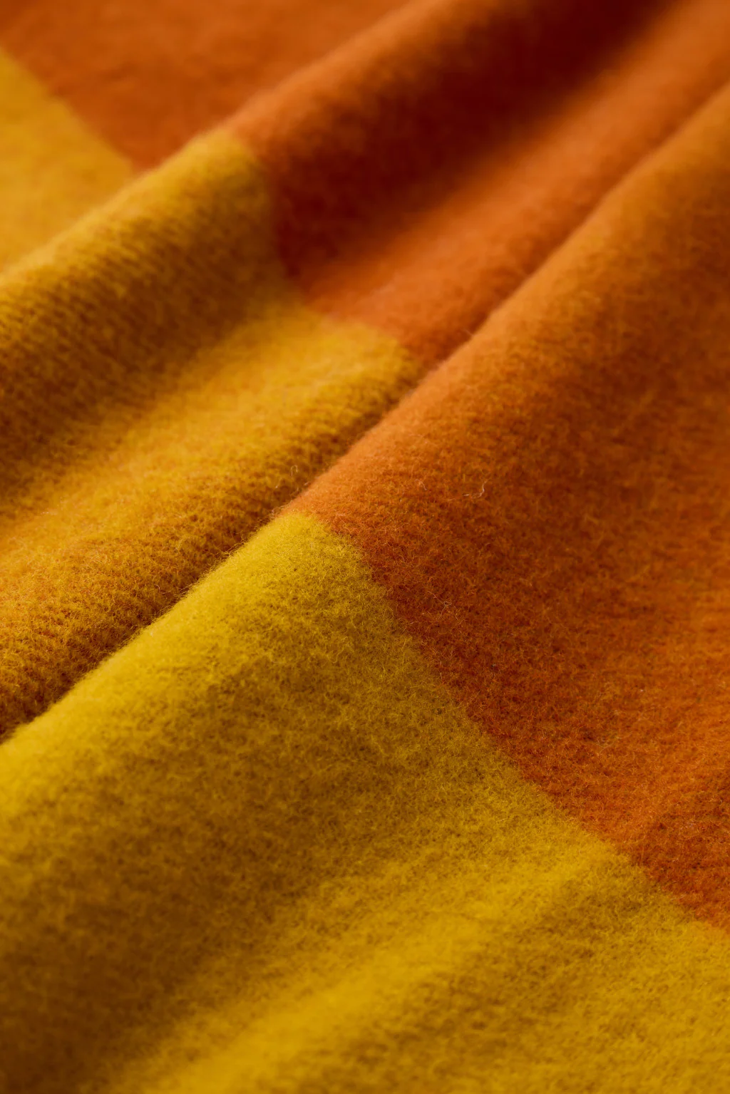 Paddock Check XL Pure New Wool Throw - Cinnamon - Image 3