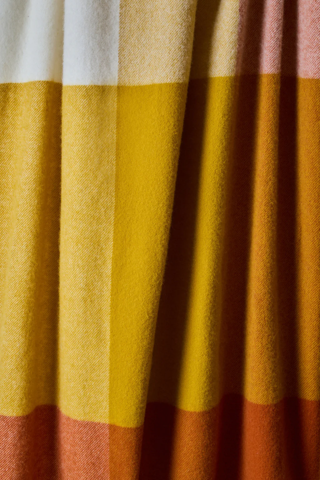 Paddock Check XL Pure New Wool Throw - Cinnamon - Image 6