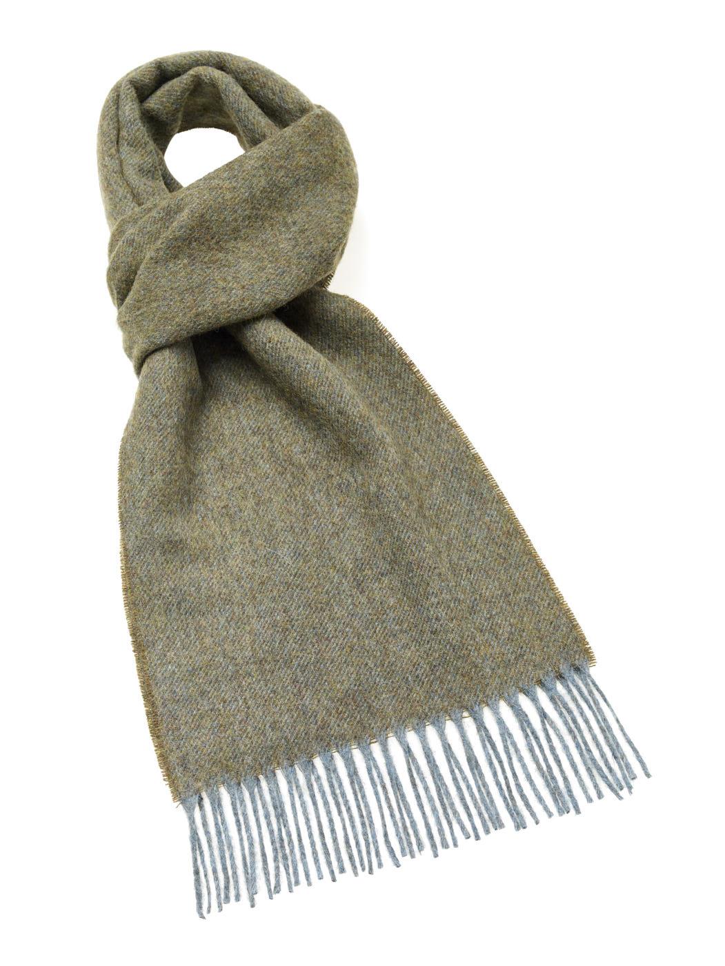 Plain Lambswool Scarf - Lovat