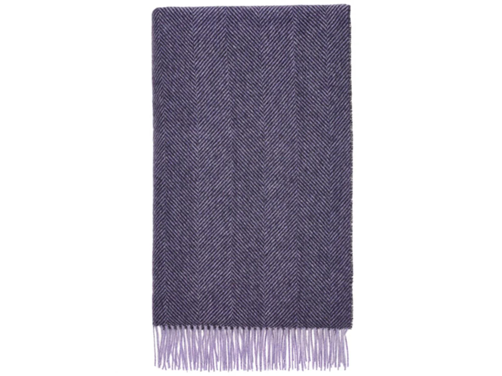 Sweet Shop Herringbone Pure New Wool Throws - Image 3