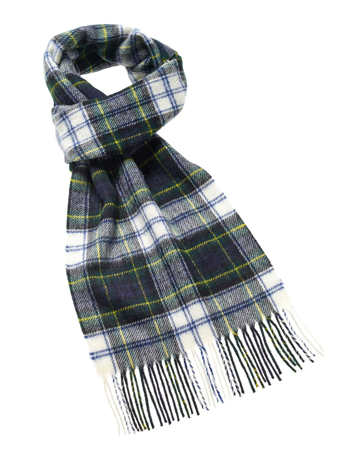 Tartan Lambswool Scarf - Dress Gordon - Image 2