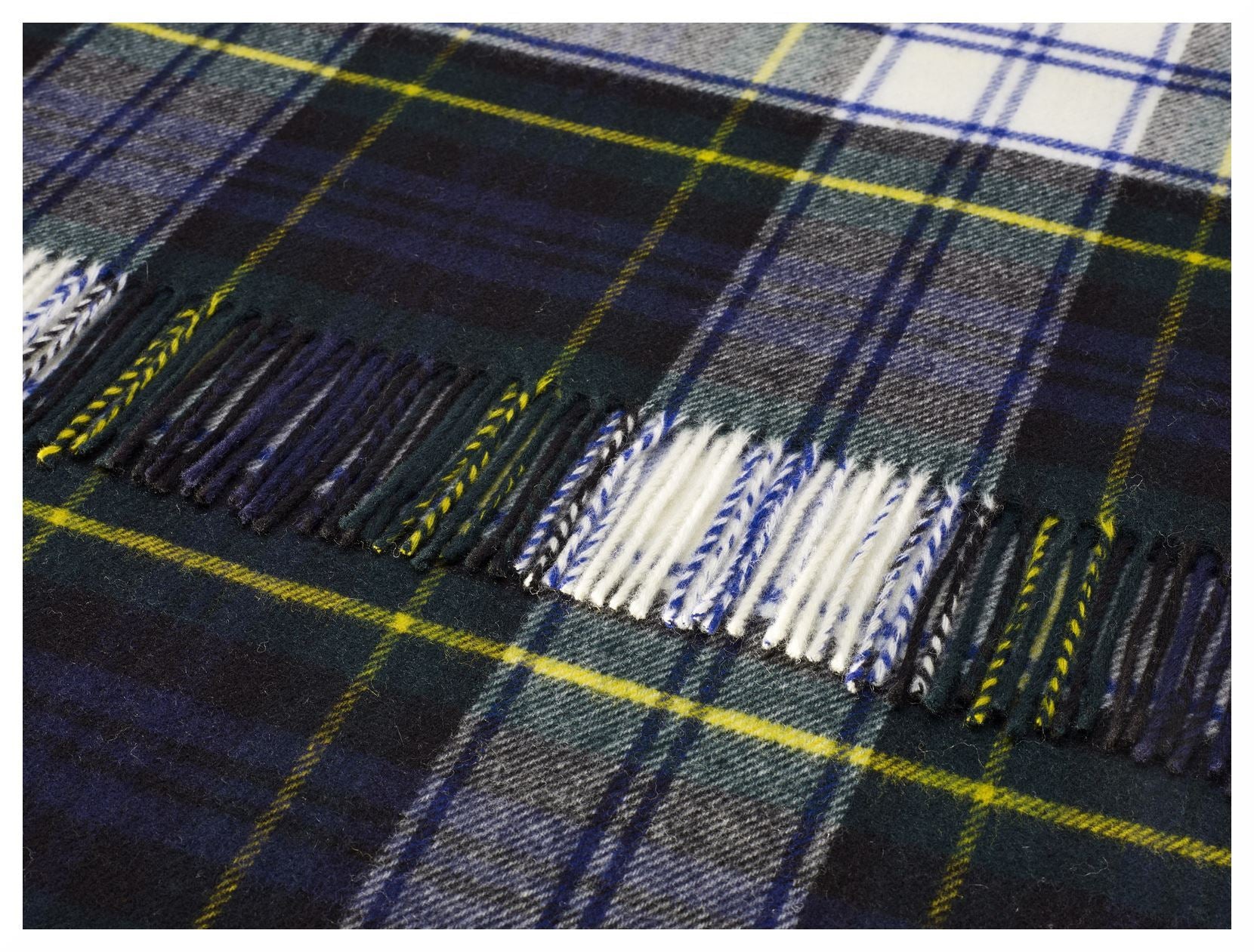 Tartan Lambswool Scarf - Dress Gordon - Image 3