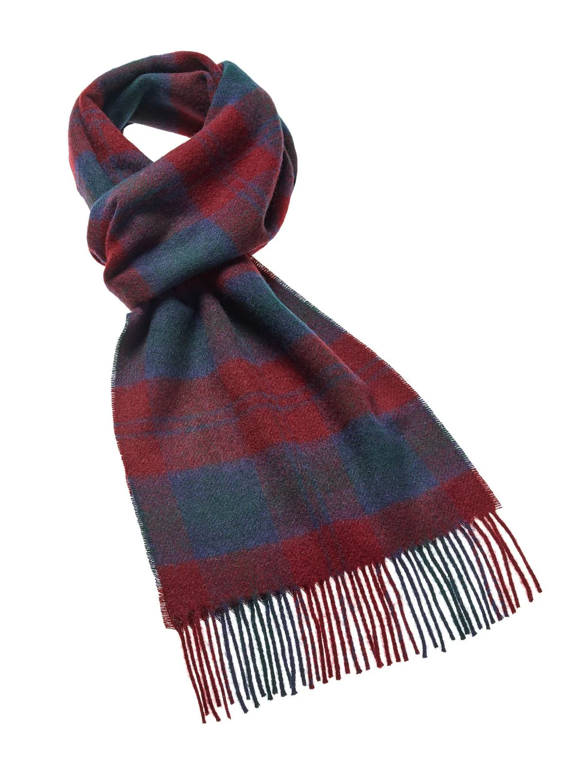 Tartan Lambswool Scarf - Lindsay - Image 2