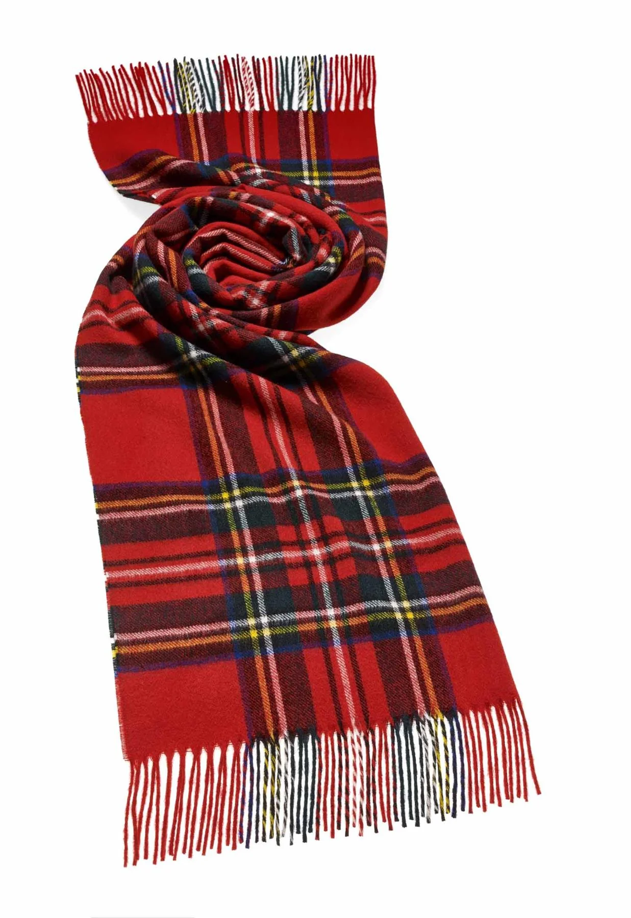 Tartan Lambswool Scarf - Royal Stewart - Image 3