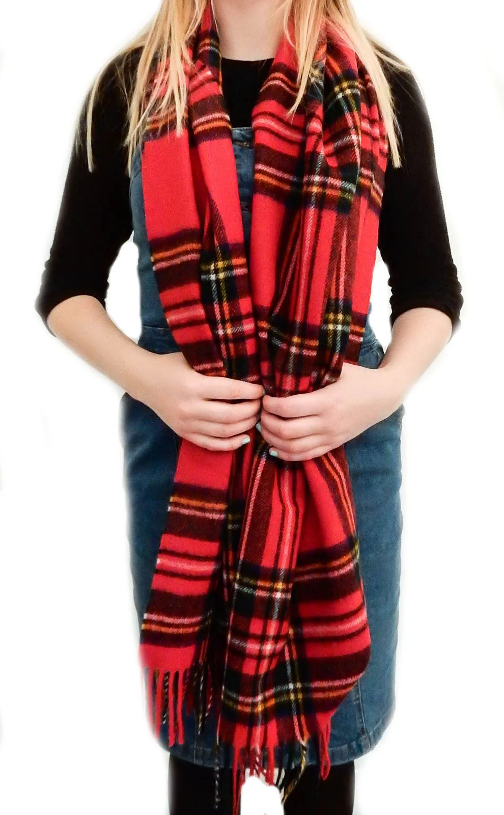Tartan Lambswool Scarf - Royal Stewart - Image 6