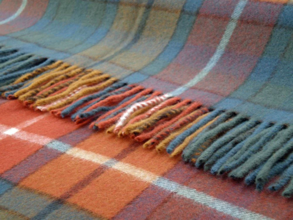 Tartan Lambswool Shawl - Antique Buchanan - Image 2