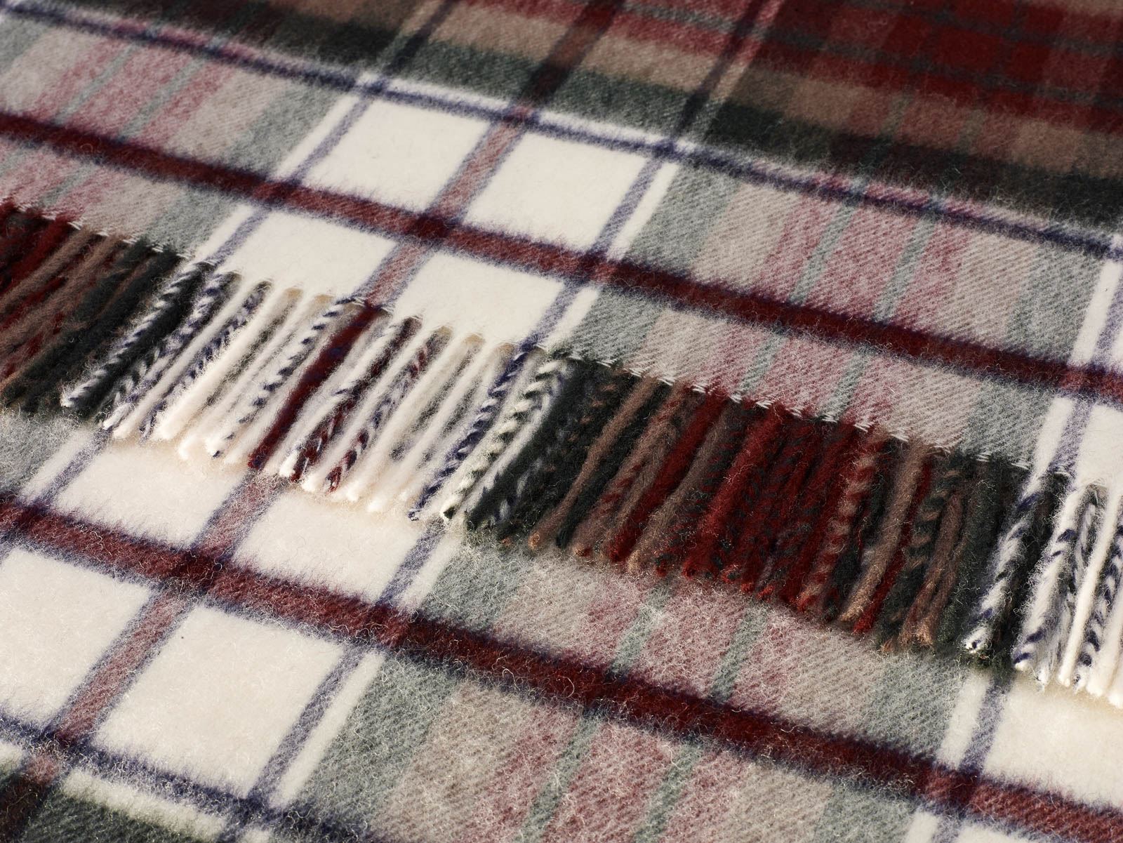 Tartan Lambswool Shawl - Dress Macduff - Image 3