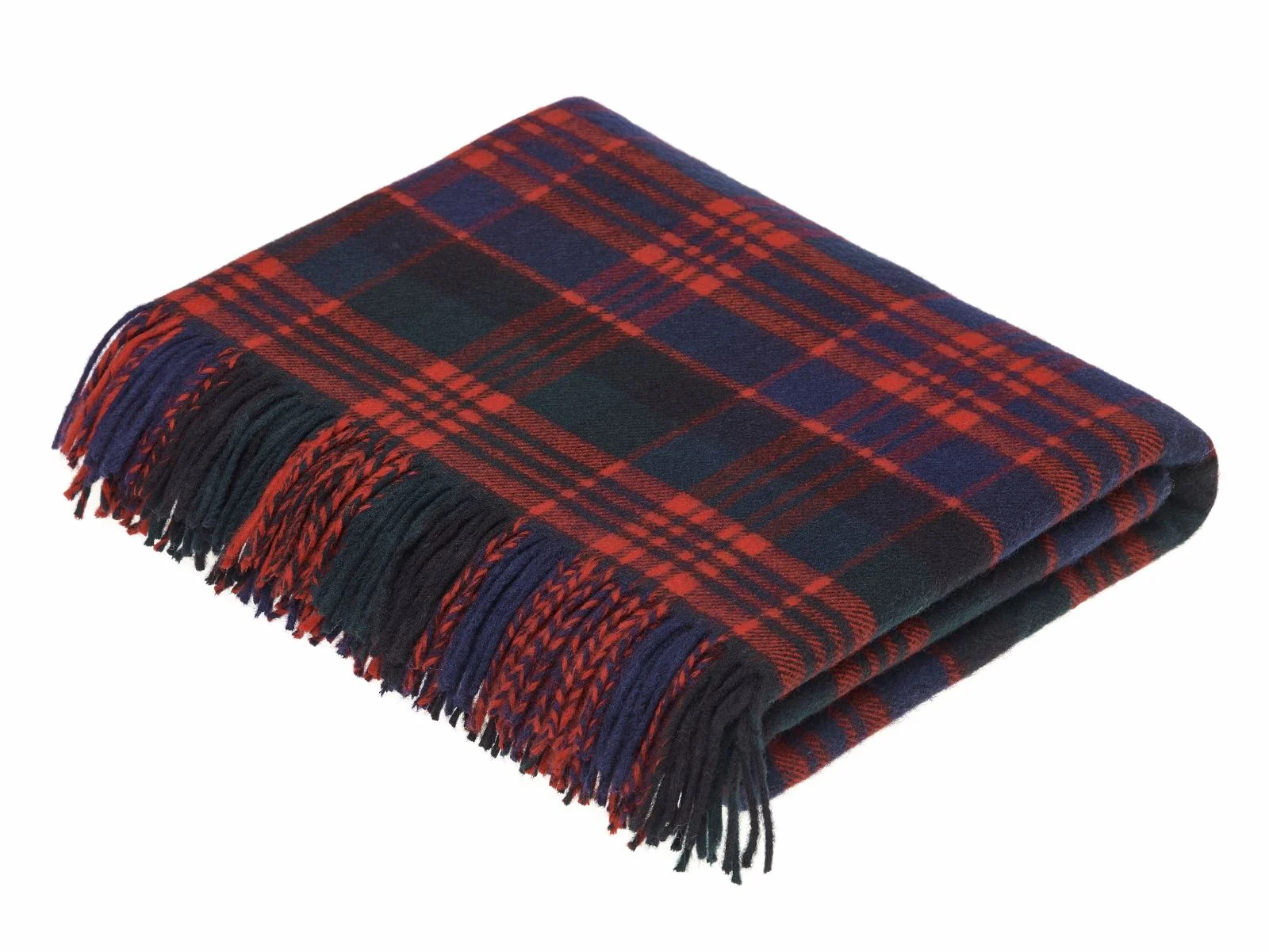 Tartan Merino Lambswool Blanket - Macdonald