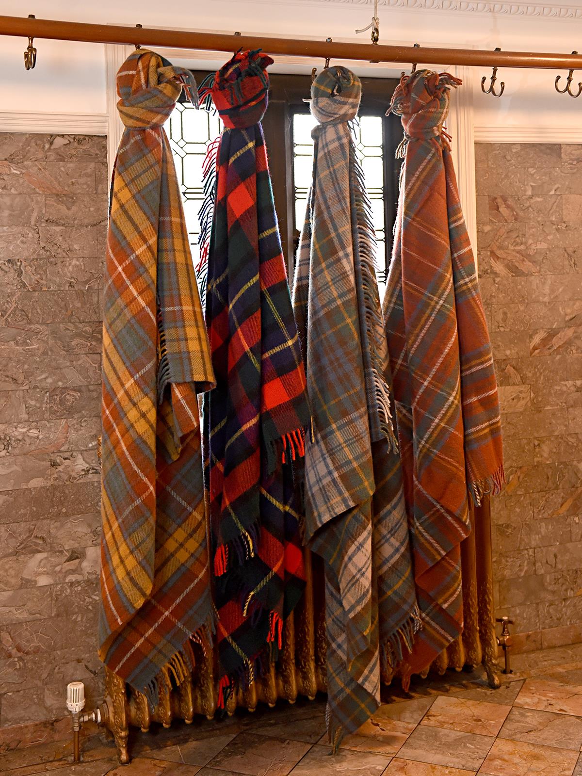 Tartan Pure New Wool Blanket - Antique Dress Gordon - Image 2