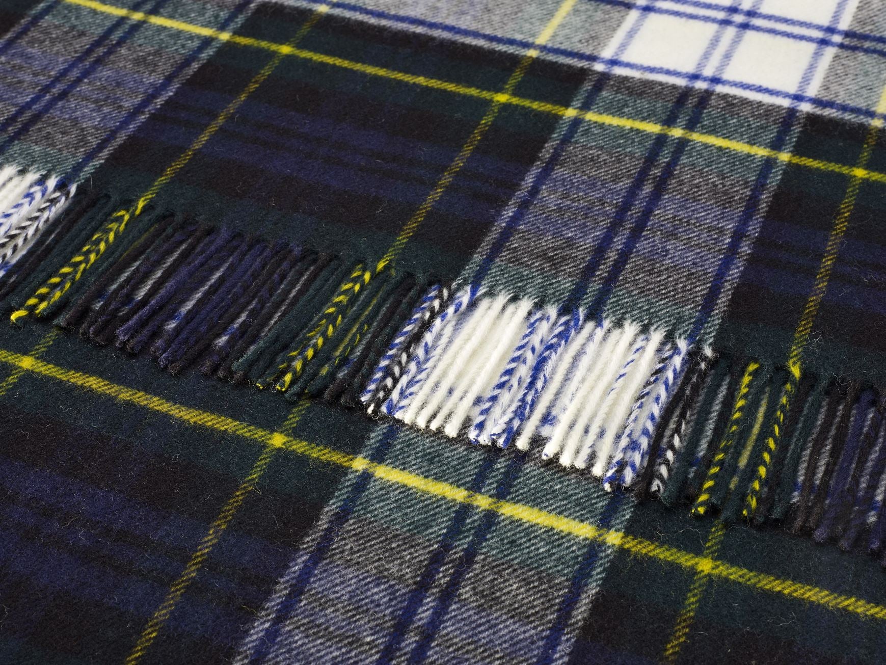 Tartan Pure New Wool Blanket - Dress Gordon - Image 3