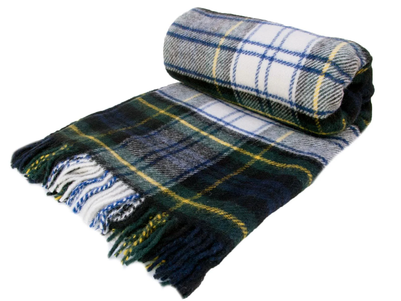 Tartan Pure New Wool Blanket - Dress Gordon - Image 5
