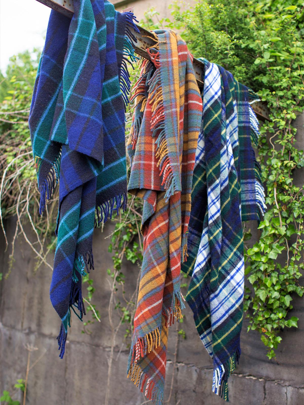 Tartan Pure New Wool Blanket - Dress Gordon - Image 2