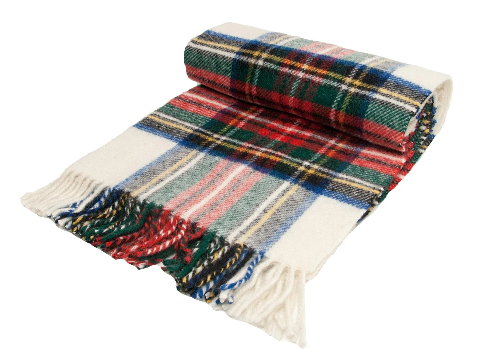 Tartan Pure New Wool Blanket - Dress Stewart - Image 4