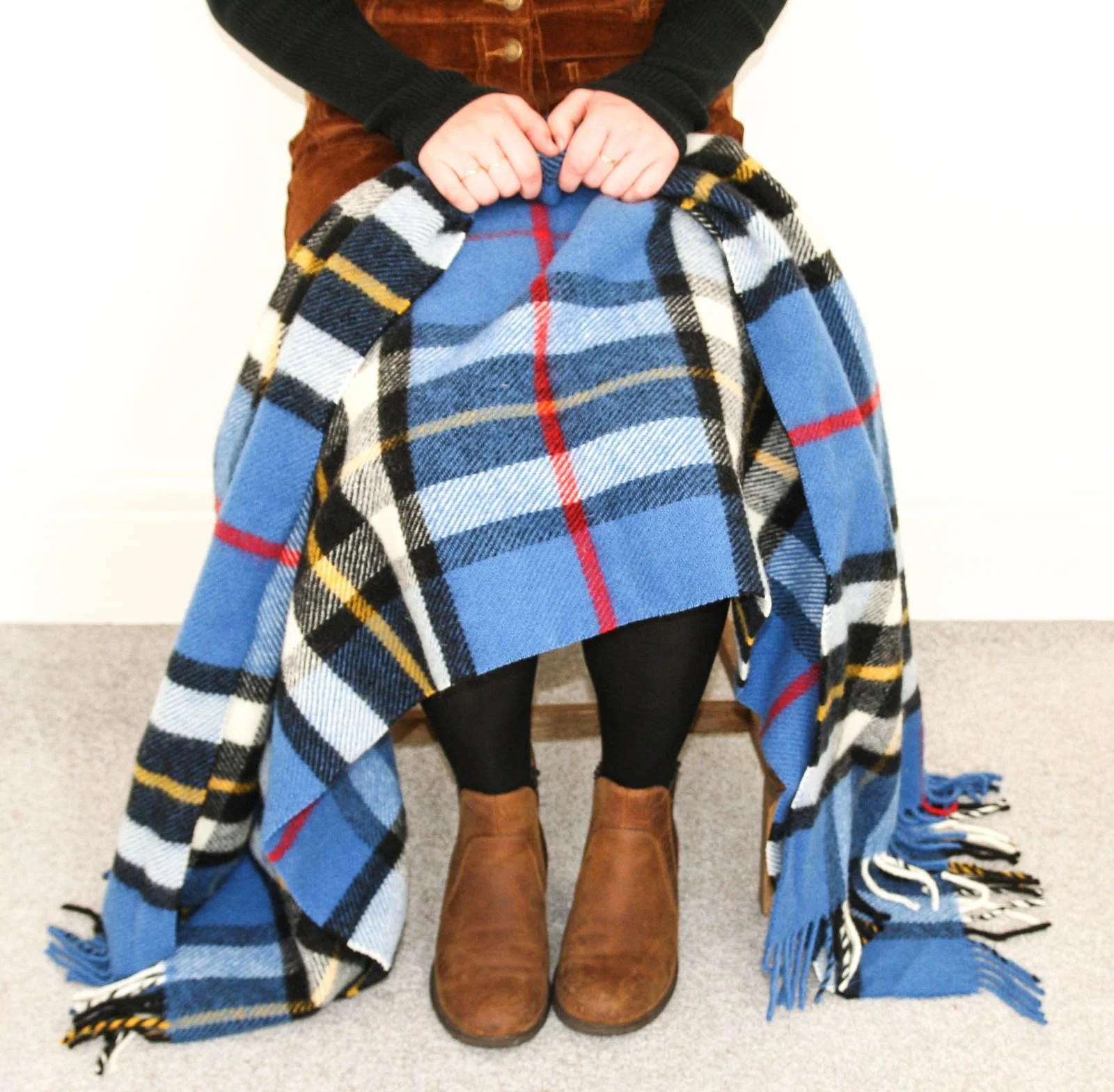 Tartan Pure New Wool Blanket - Dress Thompson - Image 3