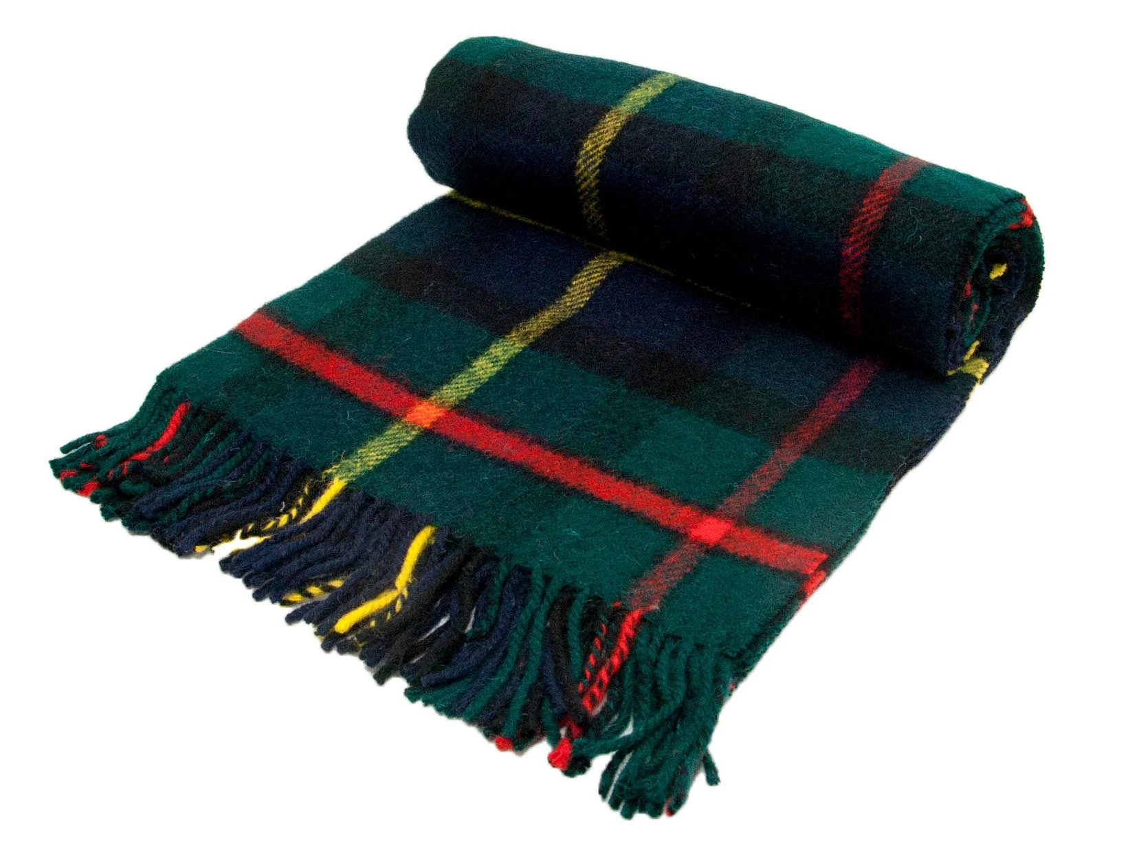 Tartan Pure New Wool Blanket - Hunting Macleod - Image 4