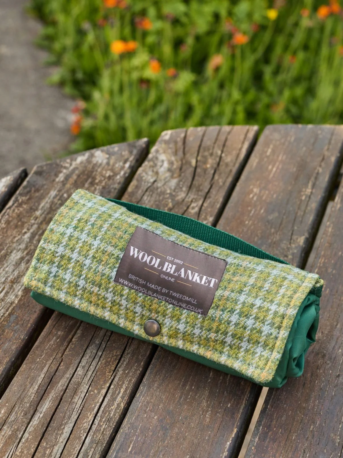 Tweed Waterproof Walker Companion Rug - Birch Green - Image 3