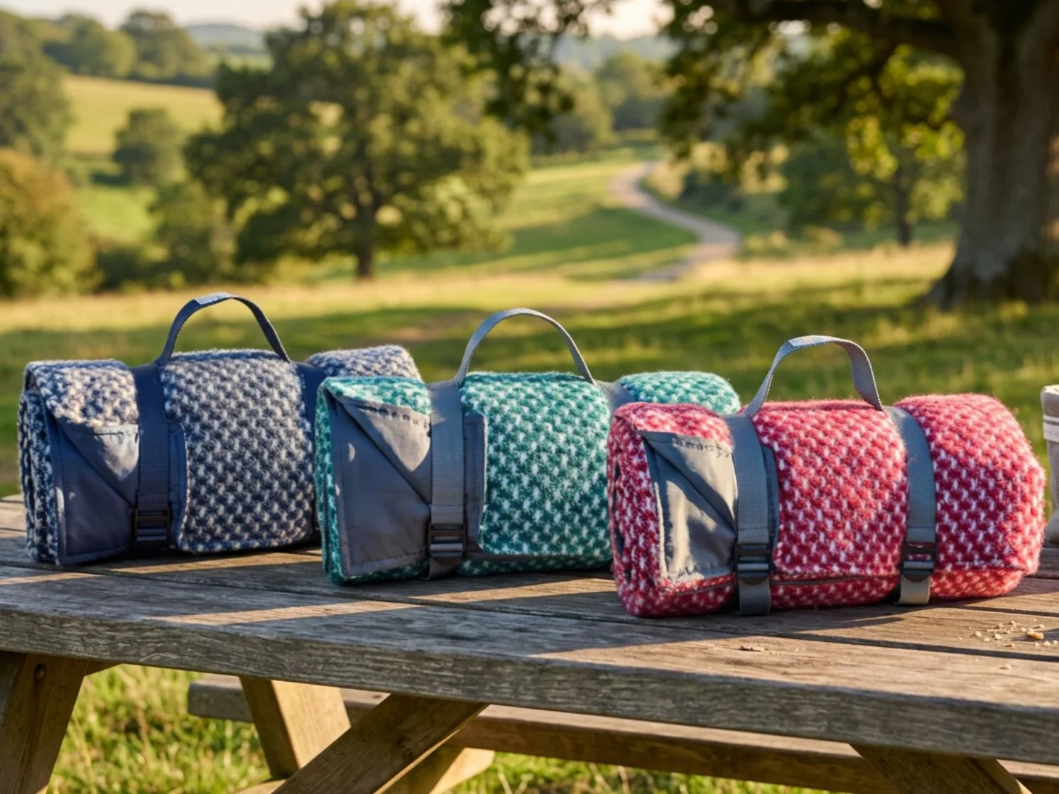 Twill Waterproof Picnic Blankets