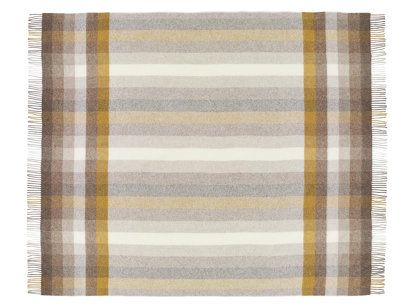 Woodale Pure New Wool Shetland Throw - Gold - Image 2