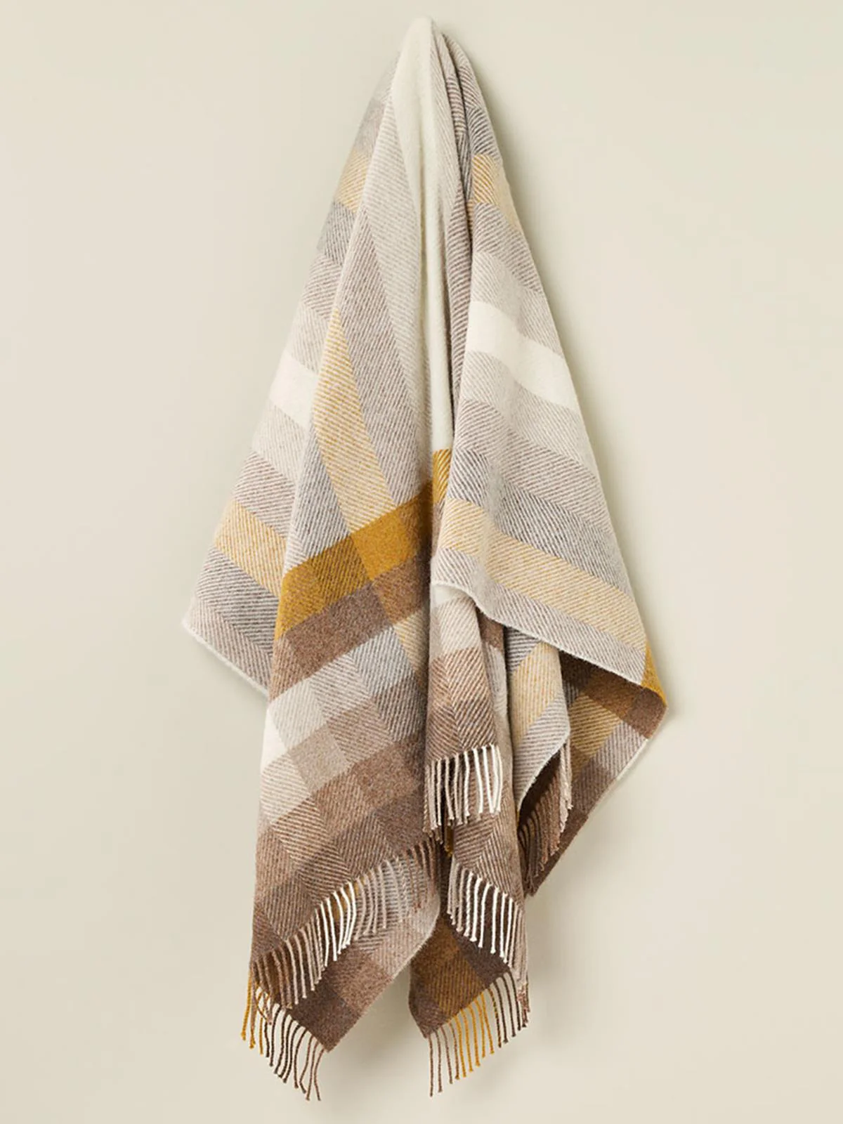 Woodale Pure New Wool Shetland Throw - Gold - Image 3