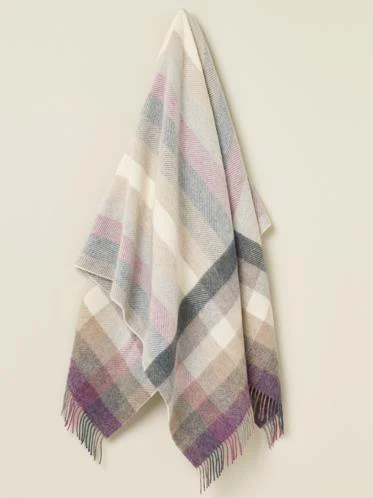 Woodale Pure New Wool Shetland Throw - Heather - Image 3