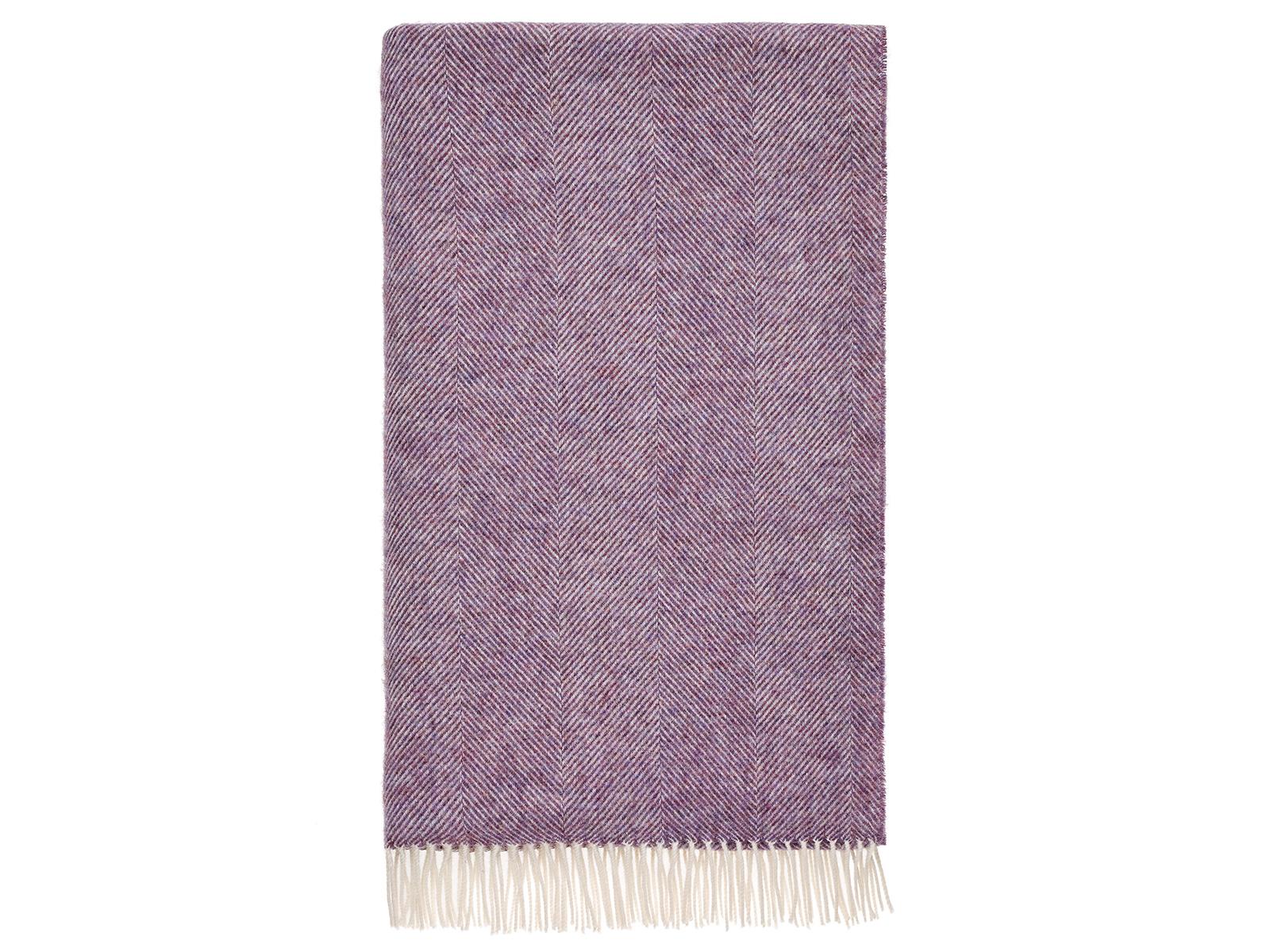 XL Herringbone Shetland Pure New Wool Throws - Image 6